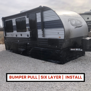 Bumper pull, insulated installation