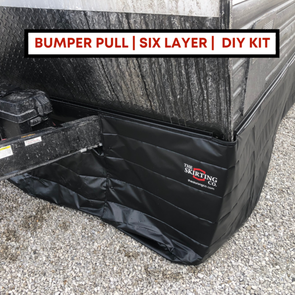 insulated bumper pull rv skirting kit for the DIYer