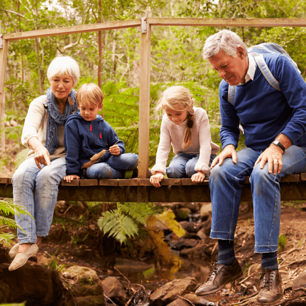 Get out into nature with your grandkids. You will have fun and make incredible memories.